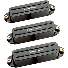 Seymour Duncan Hot Rails Strat Pickup Set Black