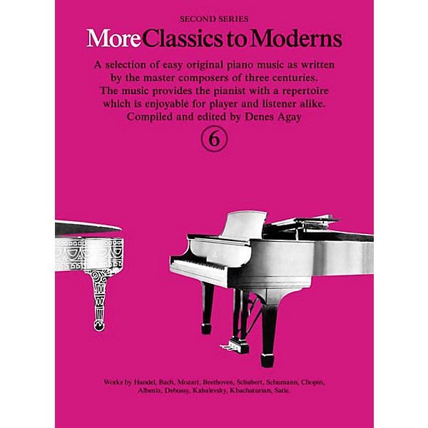 Music Sales More Classics To Moderns - Second Series Book 6