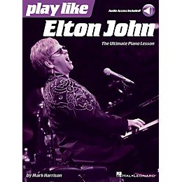 Hal Leonard Play Like Elton John - The Ultimate Piano Lesson Book/Online Audio