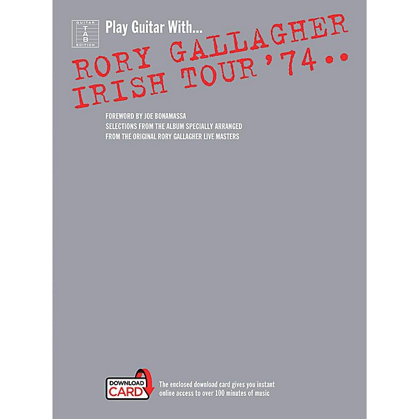 Music Sales Rory Gallagher - Irish Tour '74 Book/Online Audio