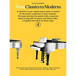 Music Sales More Classics To Moderns - Second Series Book 4