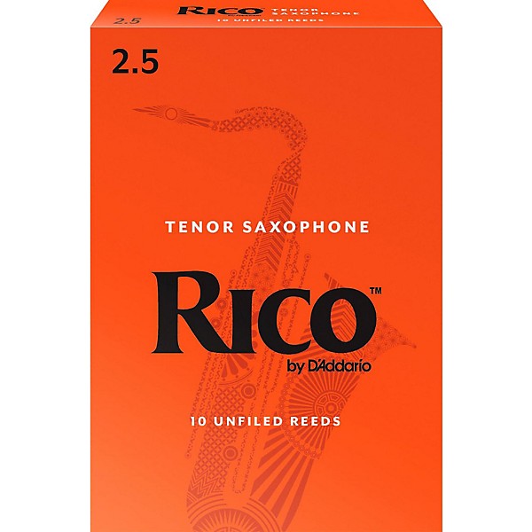 Rico Tenor Saxophone Reeds, Box of 10 Strength 2.5