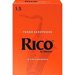 Rico Tenor Saxophone Reeds, Box of 10 Strength 2 Rico Tenor Saxophone Reeds, Box of 10 Strength 1.5