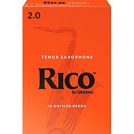 Rico Baritone Saxophone Reeds, Box of 10 Strength 3 Rico Baritone Saxophone Reeds, Box of 10 Strength 2