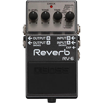 Boss Rv-6 Digital Delay/Reverb Guitar Effects Pedal for sale