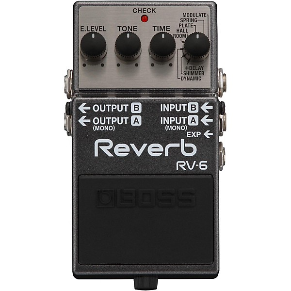 BOSS RV-6 Digital Delay/Reverb Guitar Effects Pedal | Guitar Center