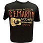Martin Guitar Body On Front T-Shirt Black Medium thumbnail