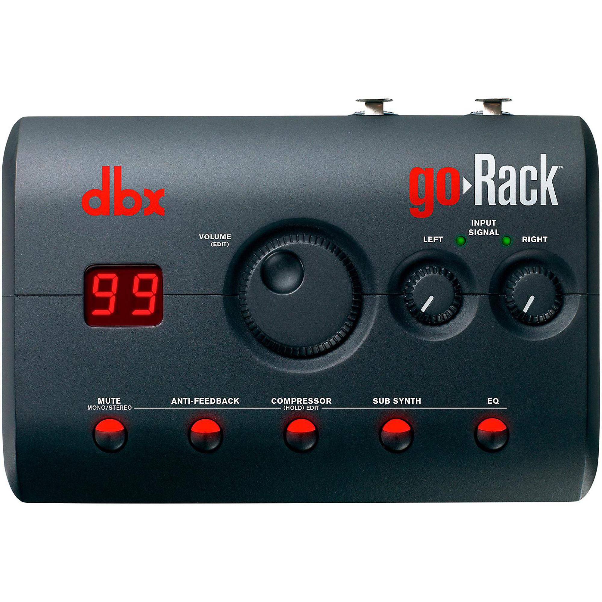 dbx goRack オーディオプロセッサー Open Box dbx goRack Performance Processor | Guitar Center