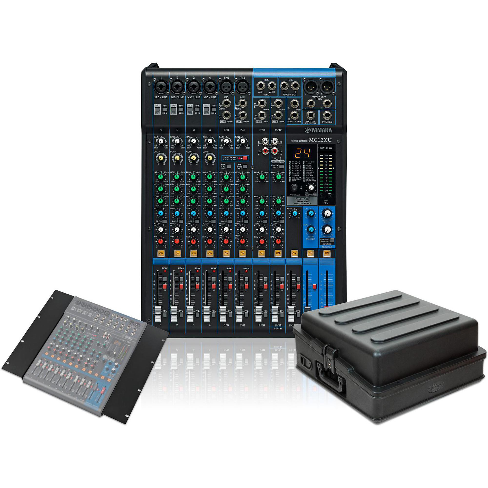 Harbinger LX12 12-Channel Analog Mixer With Bluetooth, FX and USB Audio -  Woodwind & Brasswind