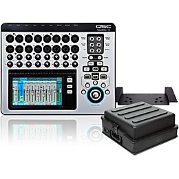 QSC TouchMix-16 Compact Digital Mixer With Rackmount Kit and Case
