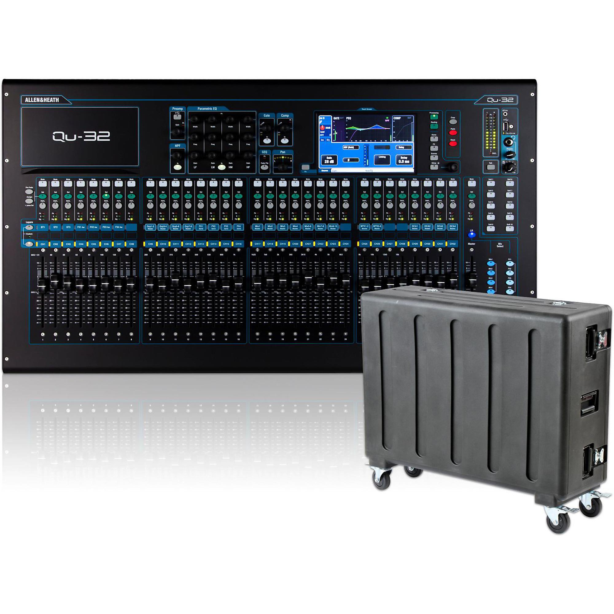 Allen & Heath QU-32 Digital Mixer with Case | Guitar Center