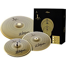 Zildjian L80 Series LV348 Low Volume Cymbal Pack With Free 14" Ride