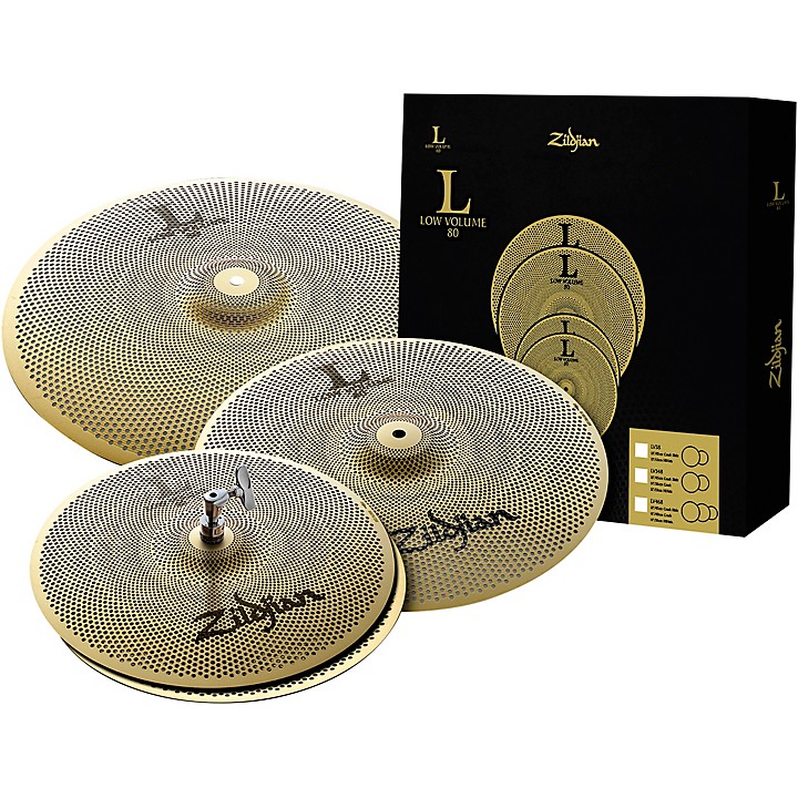 Zildjian L80 Series LV468 Low Volume Cymbal Pack With Free 16 