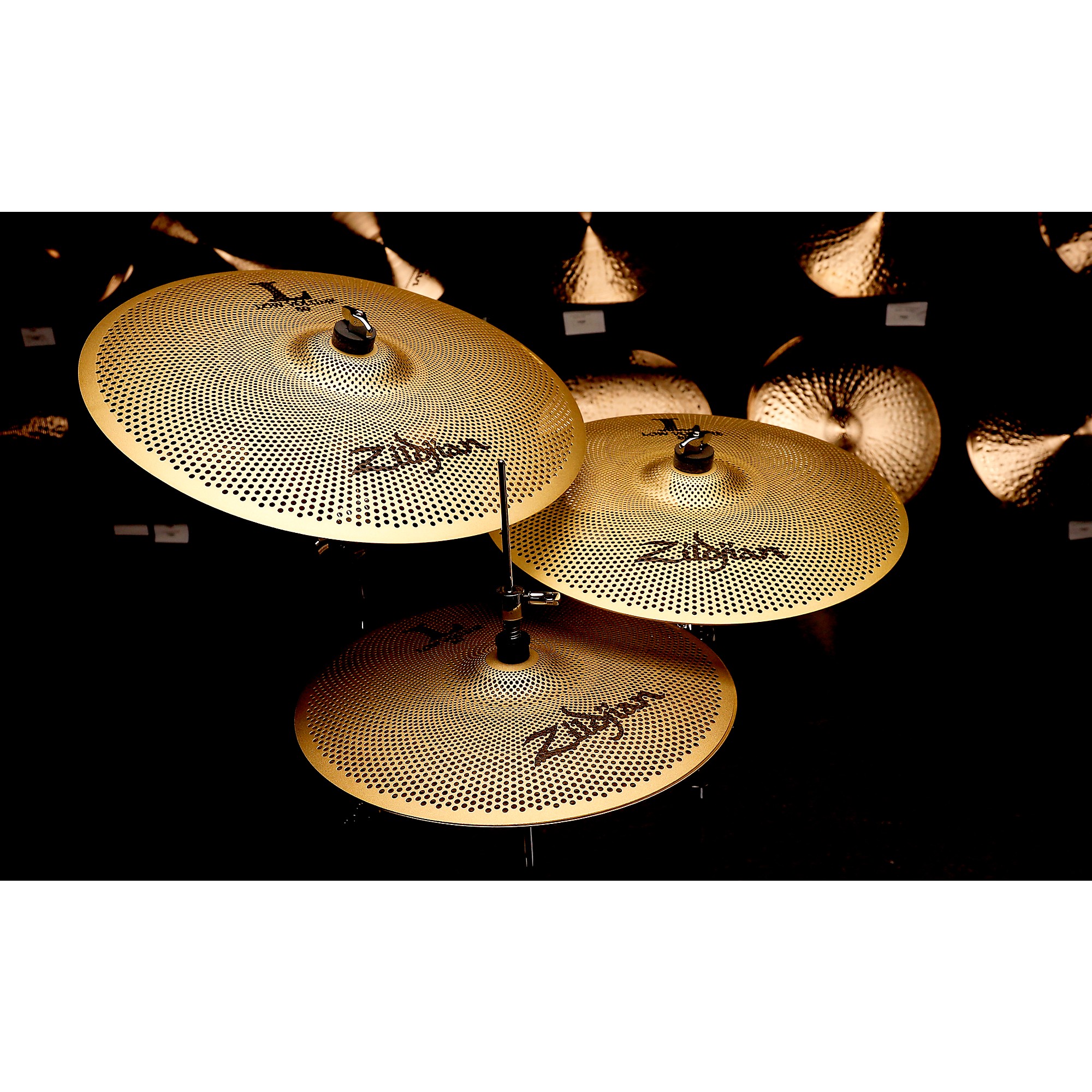 Zildjian L80 Series LV468 Low Volume Cymbal Pack With Free 16