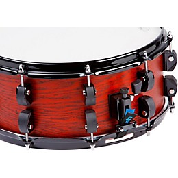 Crush Drums & Percussion Crush Chameleon Ash Snare Drum 14x6 Inch Trans Satin Red