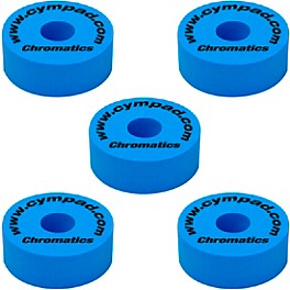 Cympad Chromatics Foam Cymbal Washer 5-Piece Crash Set Green Cympad Chromatics Foam Cymbal Washer 5-Piece Crash Set Blue