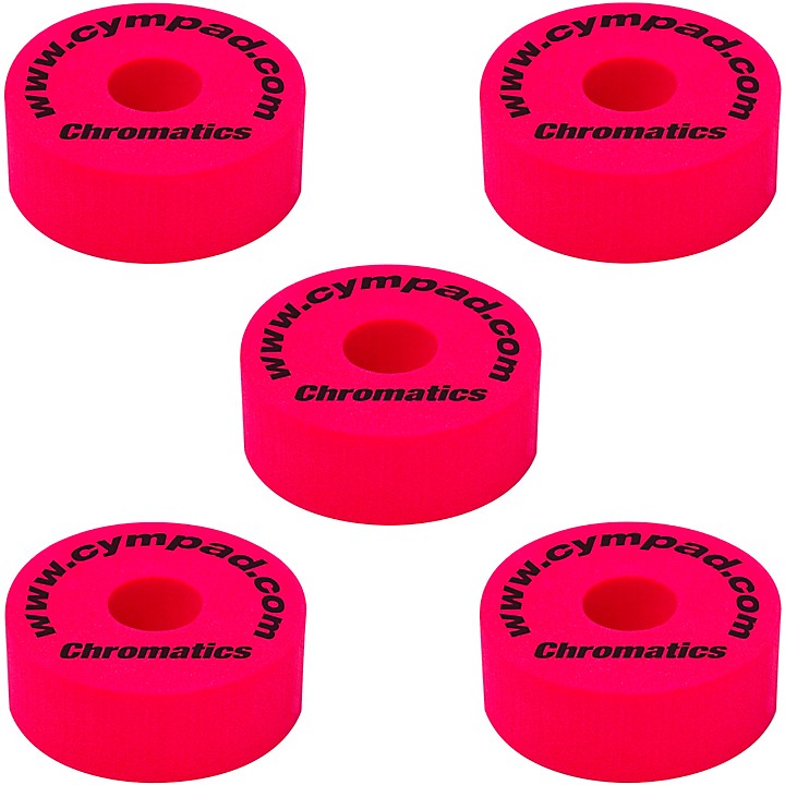 Cympad Chromatics Foam Cymbal Washer 5-Piece Crash Set Red