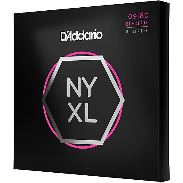 D'Addario NYXL0980 8-String Super Light Nickel Wound Electric 