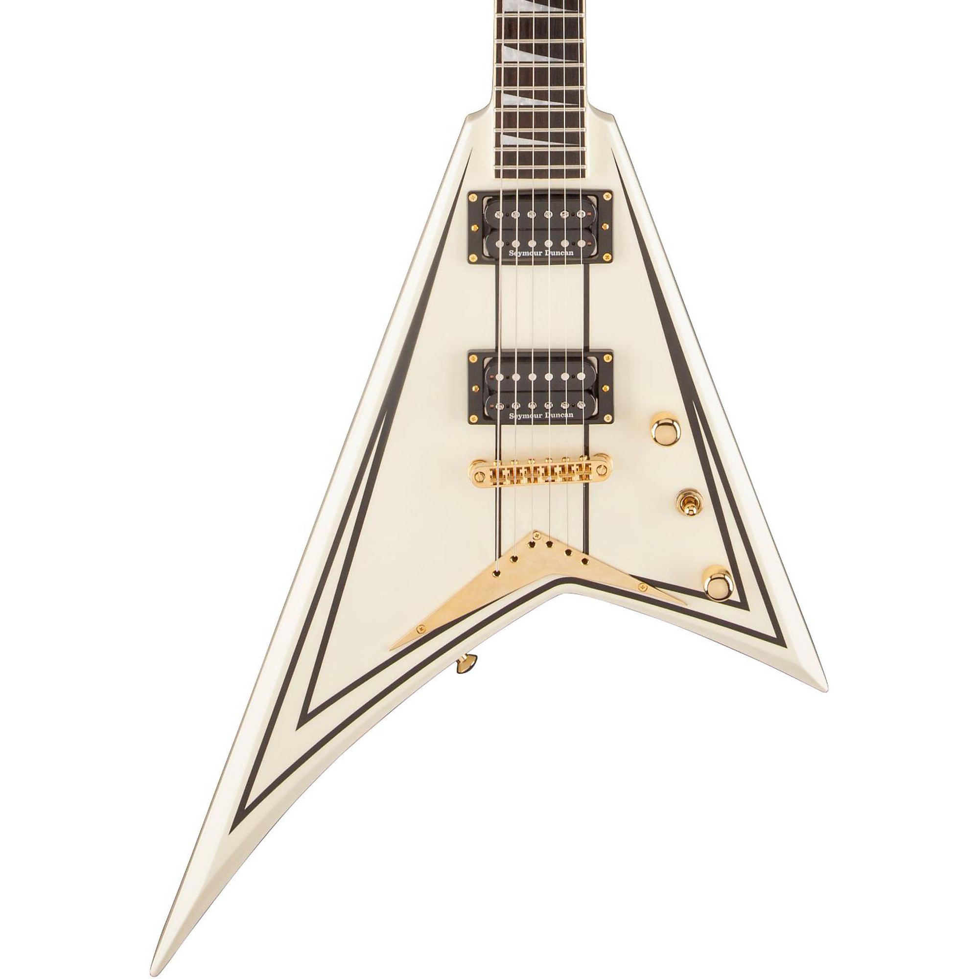 Jackson Rhoads RRT Pro Series Electric Guitar Ivory with Black