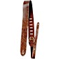Perri's Italian Garment Leather Guitar Strap with Premium Suede Backing Vintage Brown 2" Width thumbnail