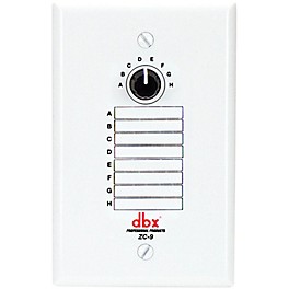 dbx DBXZC9V Wall Mount Zone Volume Control&*