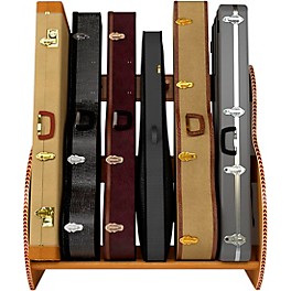 A&S Crafted Products Studio Deluxe Guit... A&S Crafted Products Studio Deluxe Guitar Case Rack Red Oak Short Size (5-7 Cases)