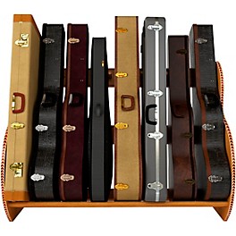 A&S Crafted Products Studio Deluxe Guita... A&S Crafted Products Studio Deluxe Guitar Case Rack Red Oak Full Size (7-9 Cases)