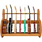 A&S Crafted Products Session Deluxe Guitar Stand Red Oak Full Size (7-9 Cases) thumbnail
