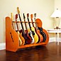 A&S Crafted Products Session Deluxe Guitar Stand Red Oak Full Size (7-9 Cases)