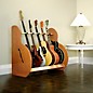 A&S Crafted Products Session Deluxe Guitar Stand Red Oak Full Size (7-9 Cases)