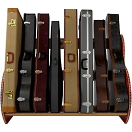 A&S Crafted Products St... A&S Crafted Products Studio Deluxe Special-Edition Guitar Case Rack Mahogany Full Size (7-9 Cases)