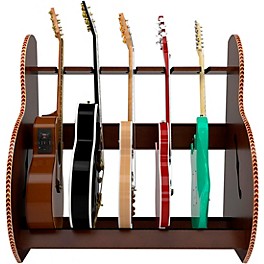 A&S Crafted Products Sessio... A&S Crafted Products Session Deluxe Multiple Guitar Stand Walnut Finish Short Size (5-7 Cases)