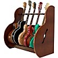 A&S Crafted Products Session Deluxe Multiple Guitar Stand Walnut Finish Short Size (5-7 Cases)