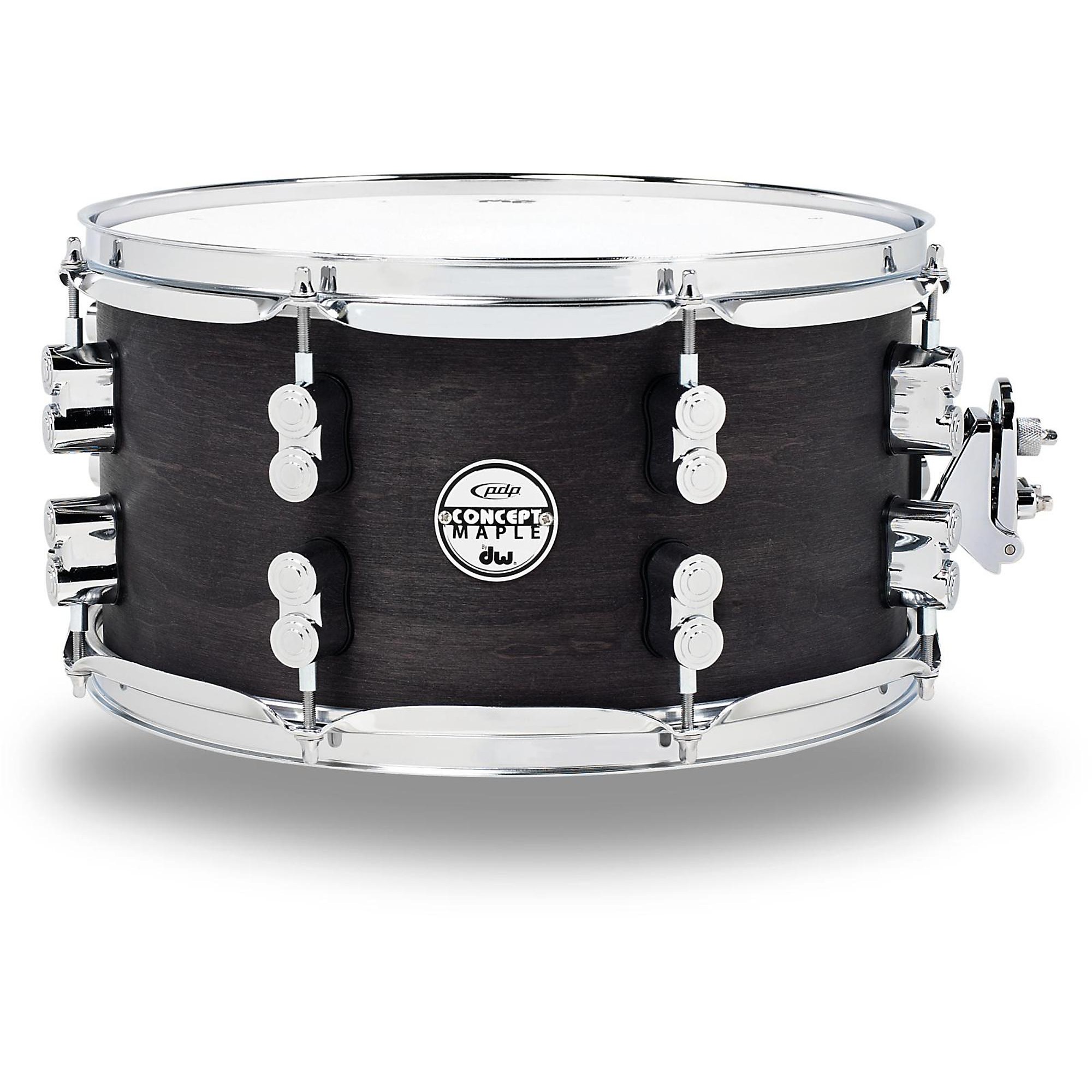 PDP by DW Black Wax Maple Snare Drum 13x7 Inch | Guitar Center