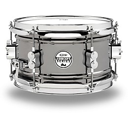 Open Box PDP by DW Concept Series Black Nickel Over Steel Snare Drum Level 1 10x6 Inch