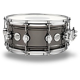 DW Design Series Black Nickel Over Brass Snare Drum 14x6.5... DW Design Series Black Nickel Over Brass Snare Drum 14x6.5 Inch