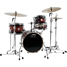 DW Design Series Mini-Pro 4-Piece Shell Pack... DW Design Series Mini-Pro 4-Piece Shell Pack With 16" Bass Drum Tobacco Burst