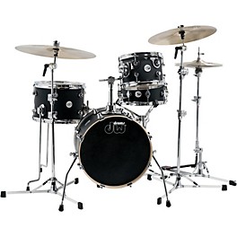 DW Design Series Mini-Pro 4-Piece Shell Pack W... DW Design Series Mini-Pro 4-Piece Shell Pack With 16" Bass Drum Satin Black