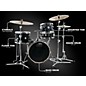 DW Design Series Mini-Pro 4-Piece Shell Pack With 16" Bass Drum Satin Black