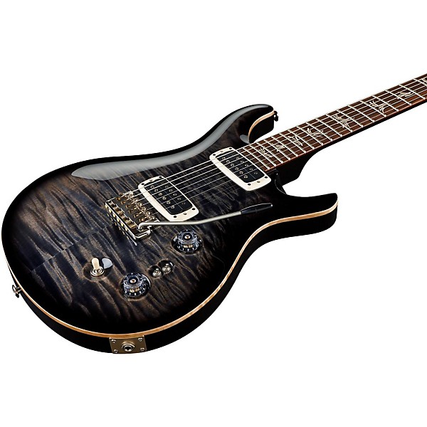 PRS Pauls Guitar Carved Figured Maple 10 Top "Brushstroke" Bird Inlays Charcoal Burst