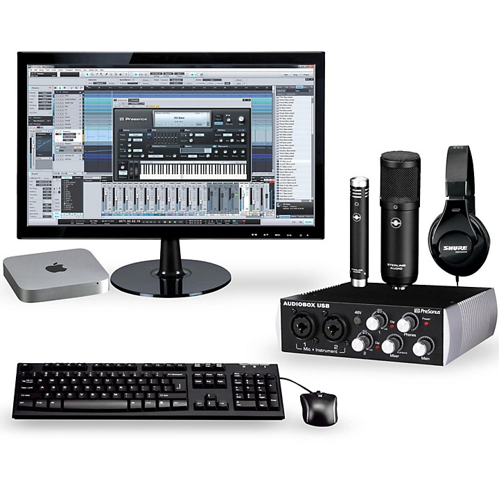 Open Box Apple Complete Recording Studio with Mac Mini v5 (MGEM2LL/A) Level  1 | Guitar Center