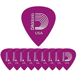 D'Addario Duralin Precision Heavy Guitar Picks 10 Pack