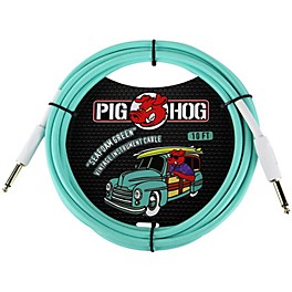 Pig Hog Instrument Cable 20 ft. Daphne Blue Pig Hog Instrument Cable 10 ft. Seafoam Green