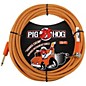 Pig Hog Right Angle Instrument Cable 20 ft. Orange Cream thumbnail