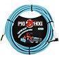 Pig Hog Right Angle Instrument Cable 20 ft. Daphne Blue thumbnail