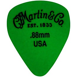Martin Standard Delrin Guitar Pick Green 88mm 72 Pieces