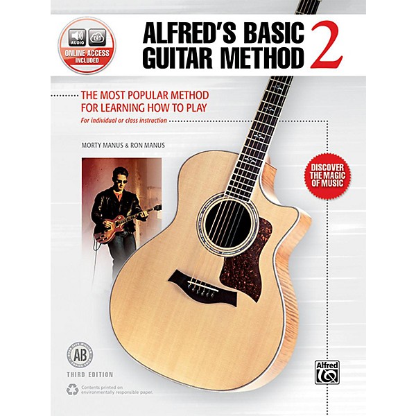 Alfred Basic Guitar Method 2 3rd Edition Book & Online Audio