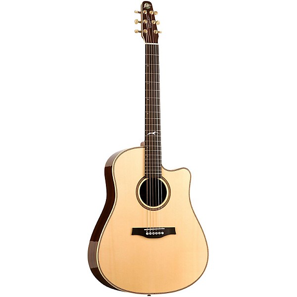 Open Box Seagull Artist Peppino Signature CW Acoustic Electric Guitar Level 2 Natural 190839081377