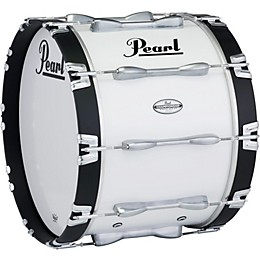 Pearl 32 x 14 in. Championship Maple Marching Bass Drum Pure White