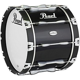 Open Box Pearl 24 x 14 in. Championship Maple Marching Bass Drum Level 1 Midnight Black